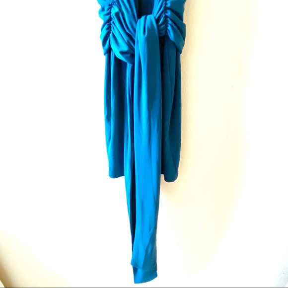 NWT Nasty Gal teal halter dress - Picture 6 of 7